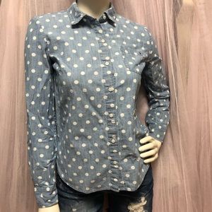 TOMMY HILFIGER SHIRT WITH POKA DOTS